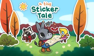 The key art for A Tiny Sticker Tale.