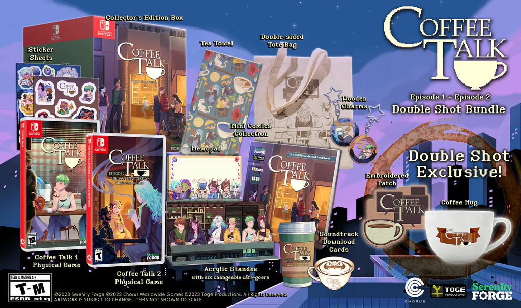Both Coffee Talk games are now available physically for 