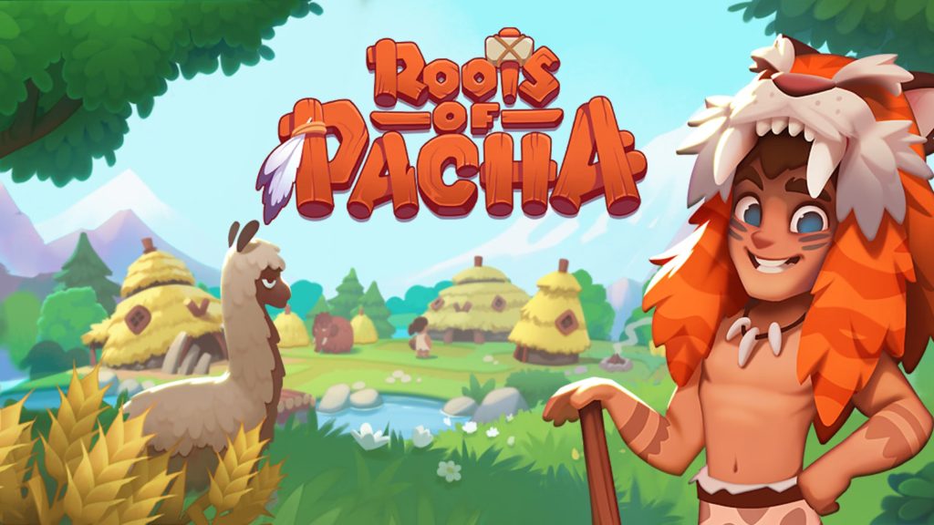 The key art for Roots of Pacha.