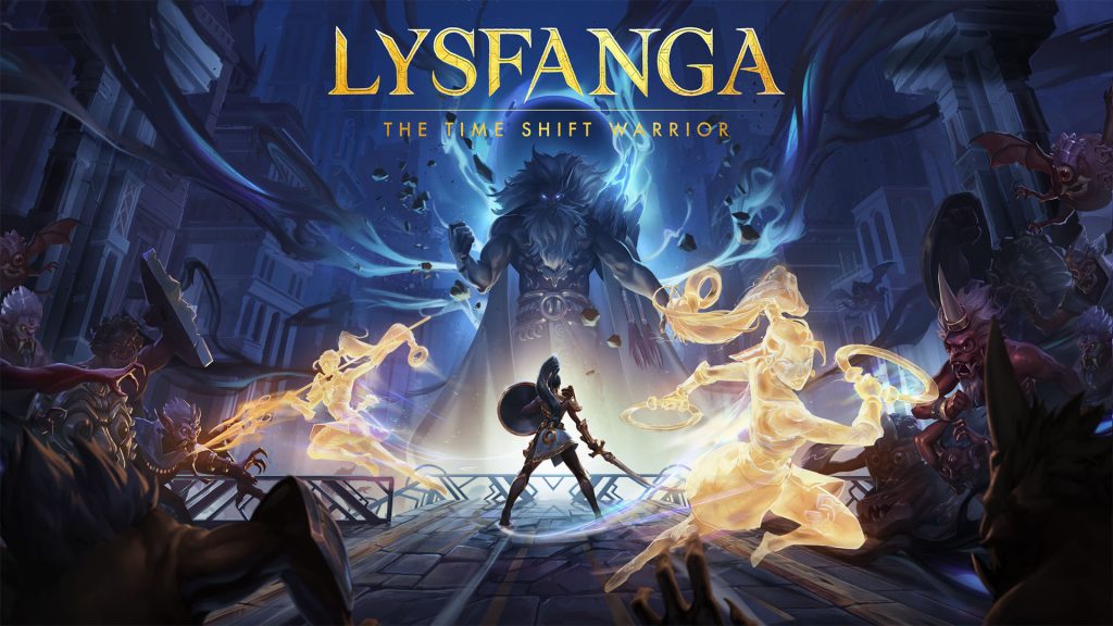 The key art for Lysfanga: The Time Shift Warrior.