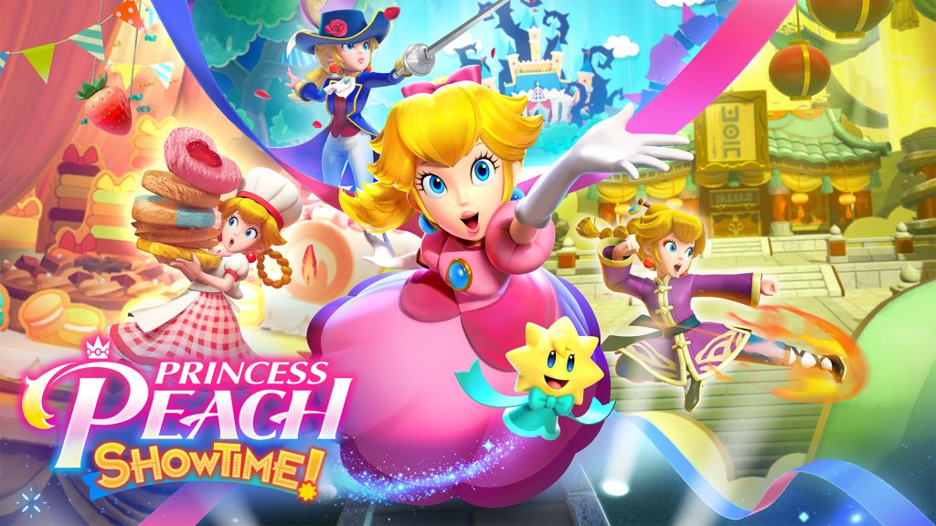 The key art for Princess Peach: Showtime!