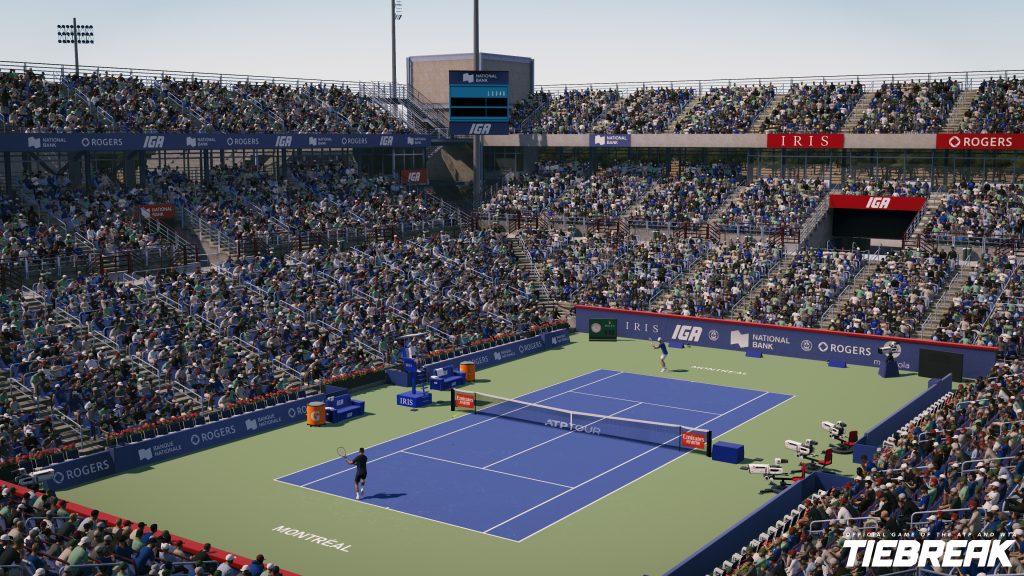 A screenshot from Tiebreak Tennis