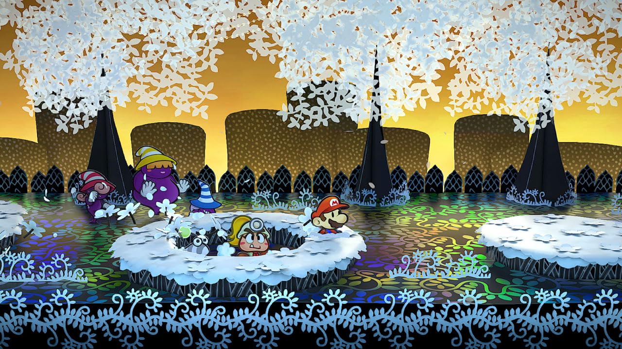 A screenshot from Paper Mario The Thousand Year Door