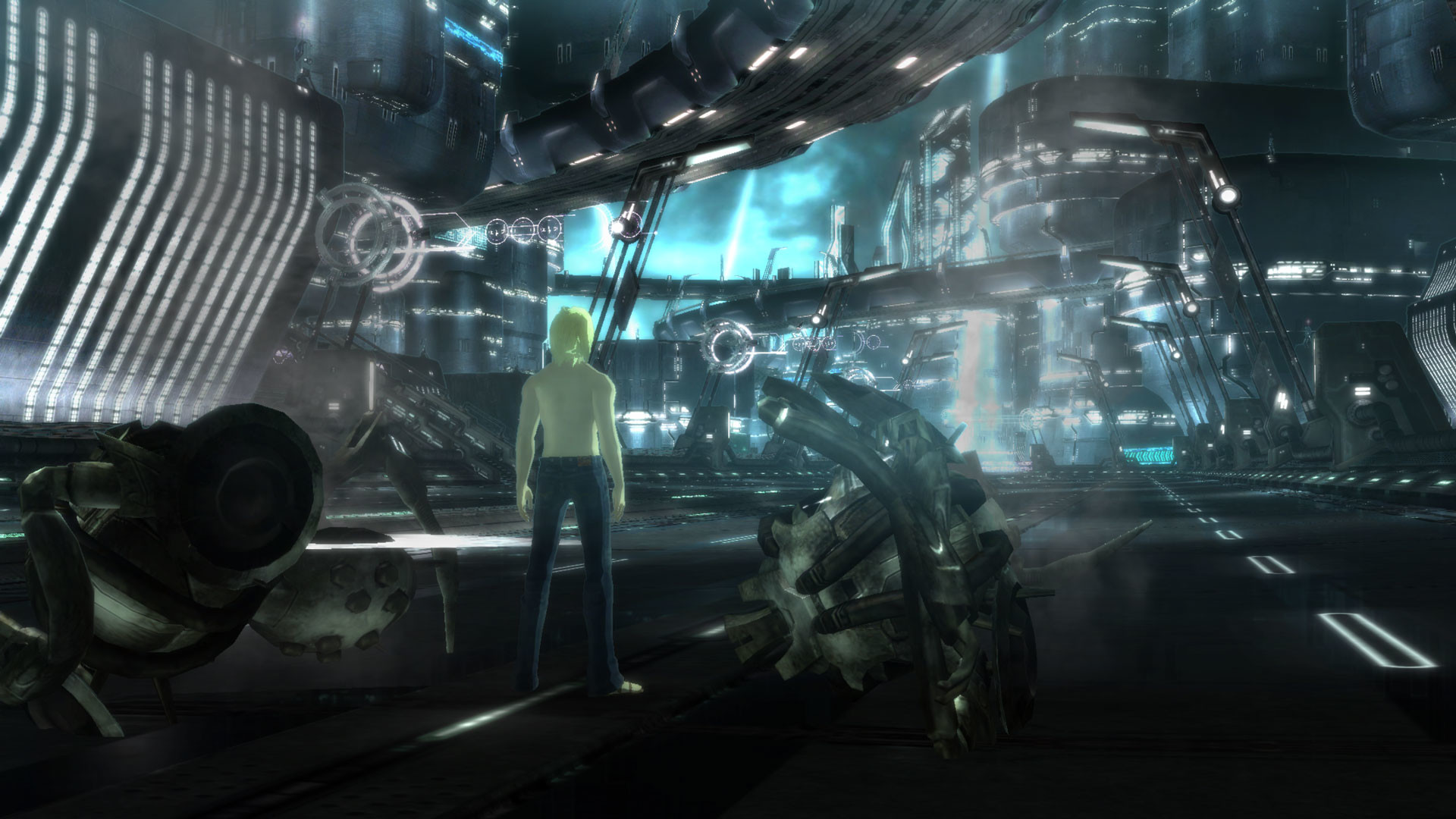 A screenshot from El Shaddai