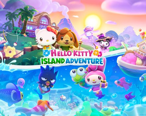 The key art for Hello Kitty Island Adventure (Nintendo Switch).