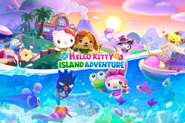 The key art for Hello Kitty Island Adventure (Nintendo Switch).
