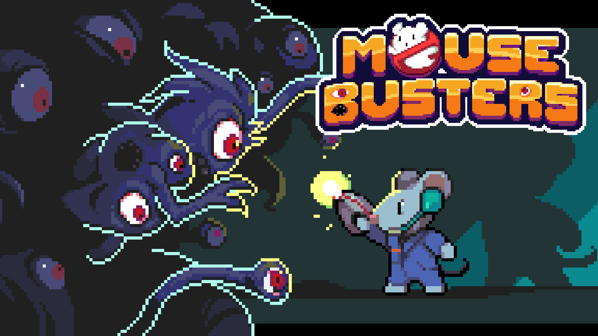 The key art for Mousebusters.