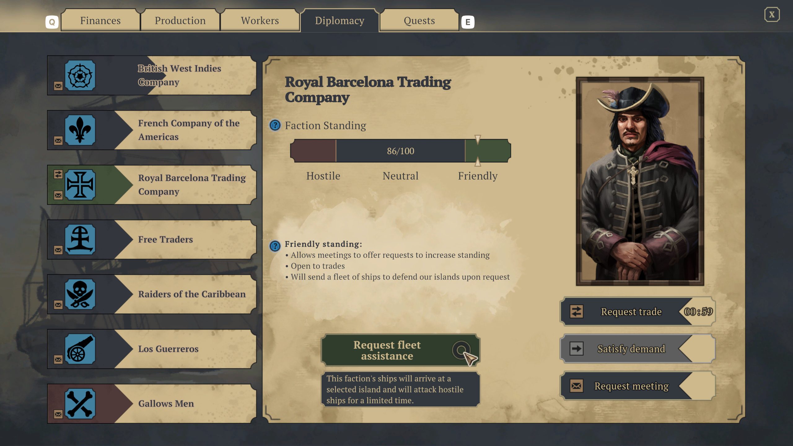 A screenshot from Republic Of Pirates