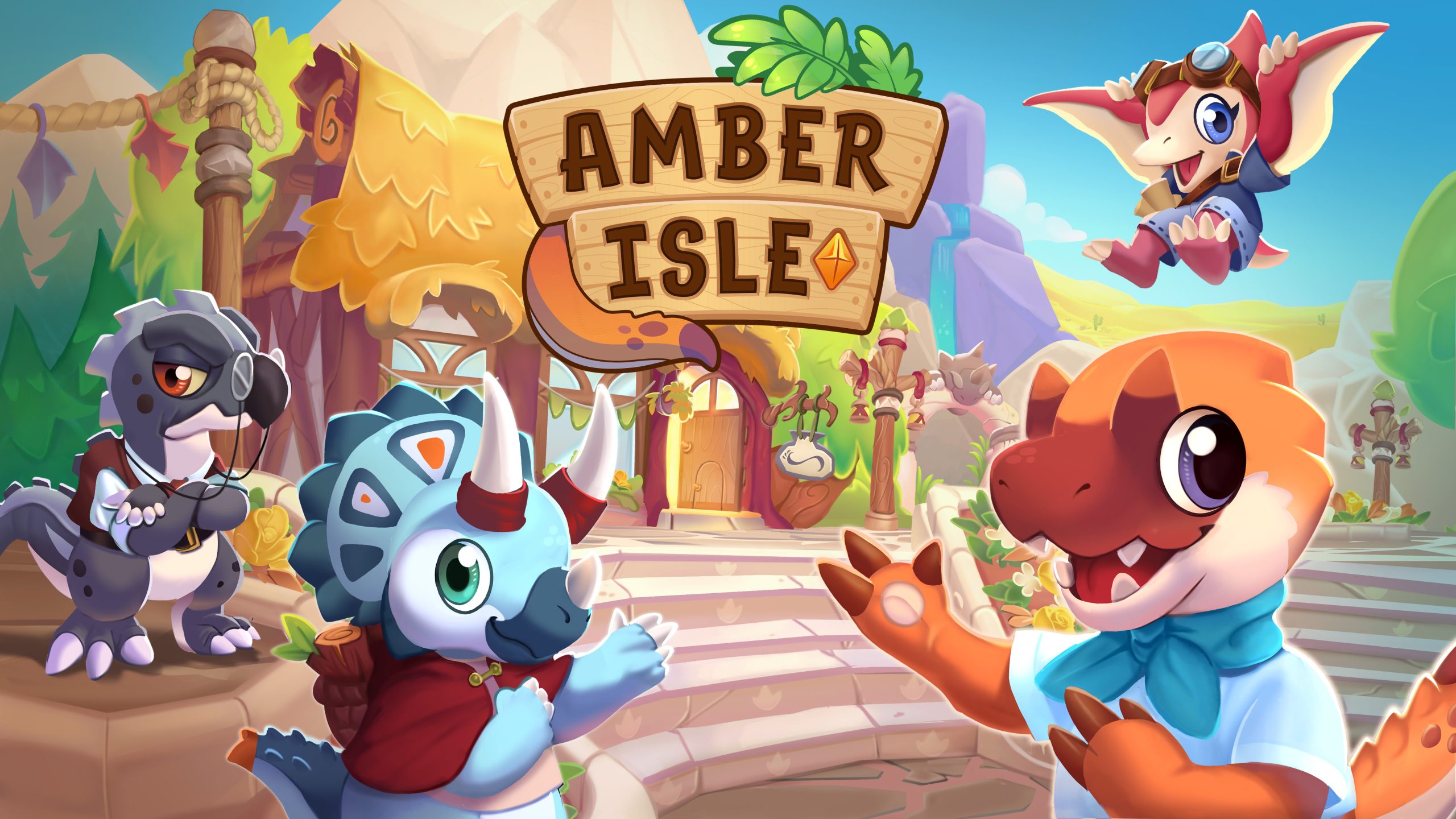 The key art for Amber Isle.