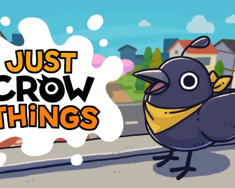 The key art for Just Crow Things.