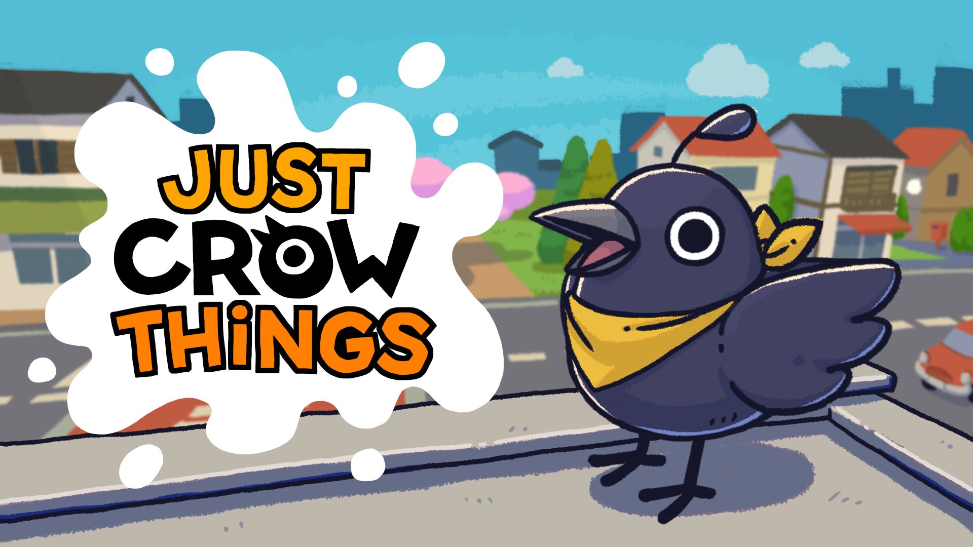 The key art for Just Crow Things.