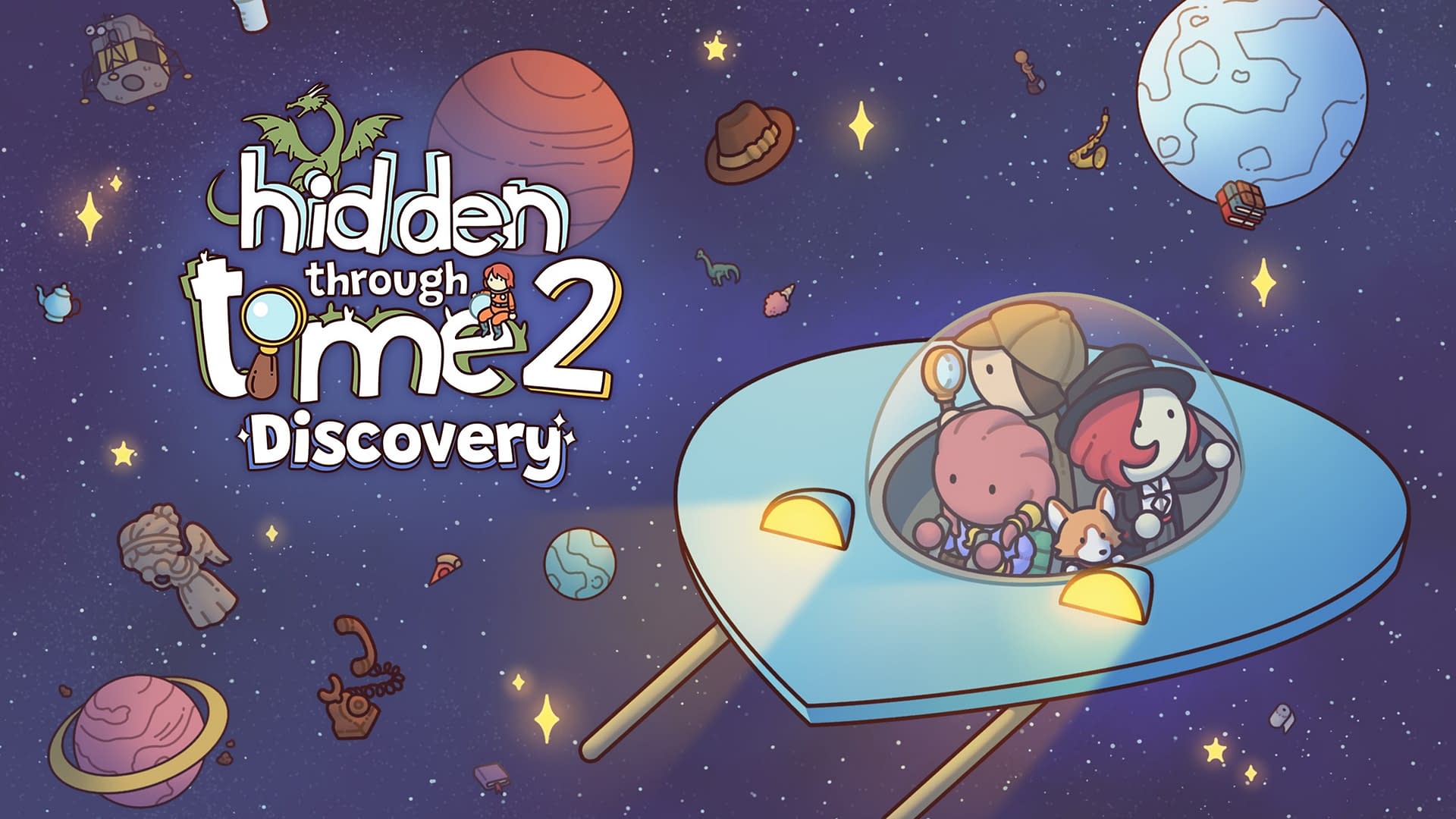 The key art for Hidden Through Time 2: Discovery.