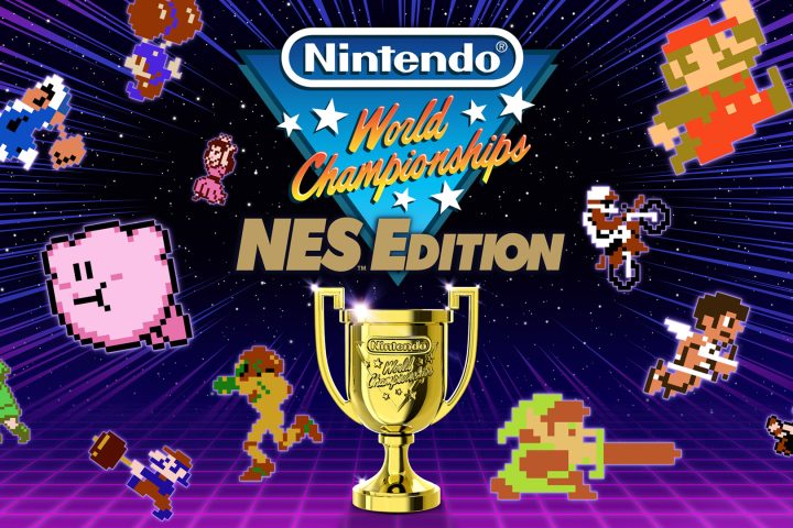 The key art for Nintendo World Championships: NES Edition