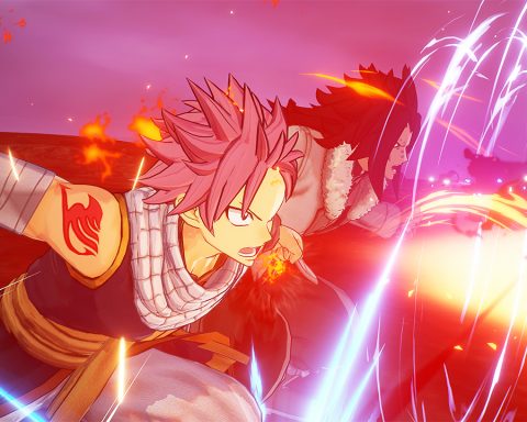 A screenshot of a Unison Raid in Fairy Tail 2.