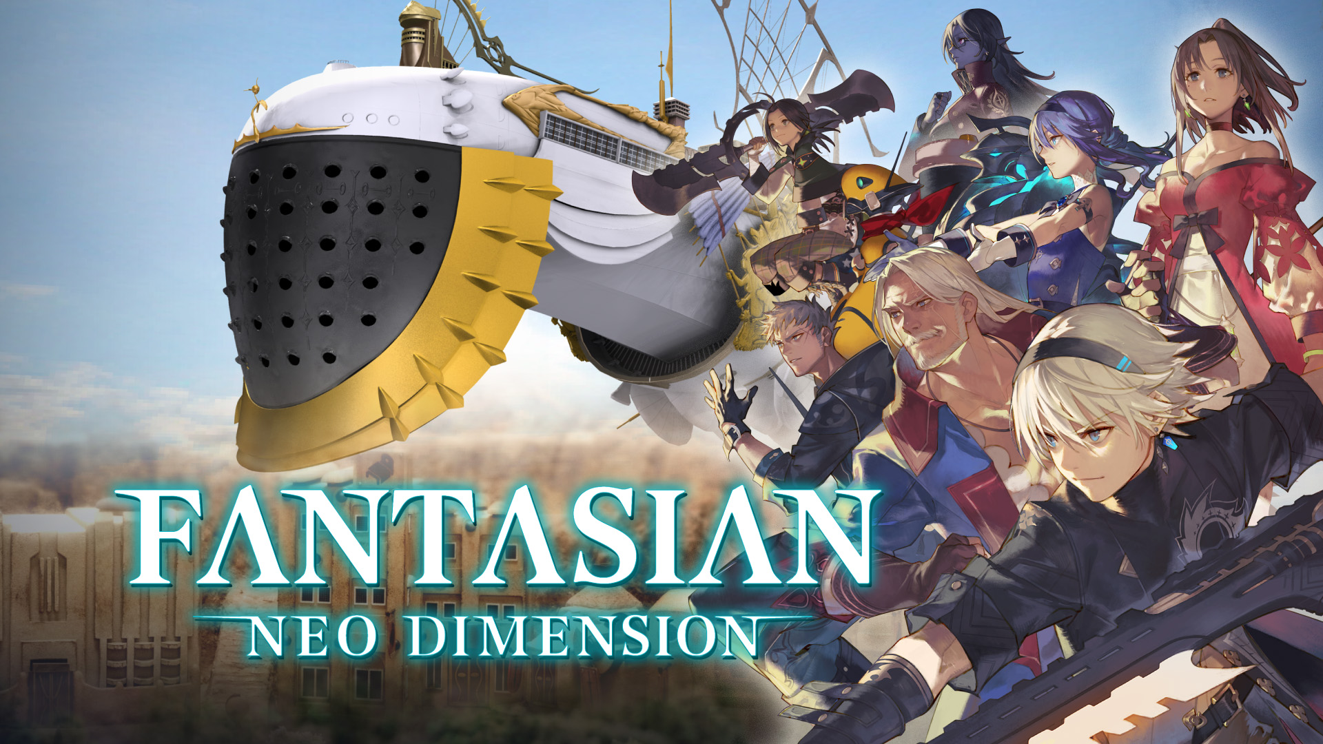 The key art for Fantasian Neo Dimension.