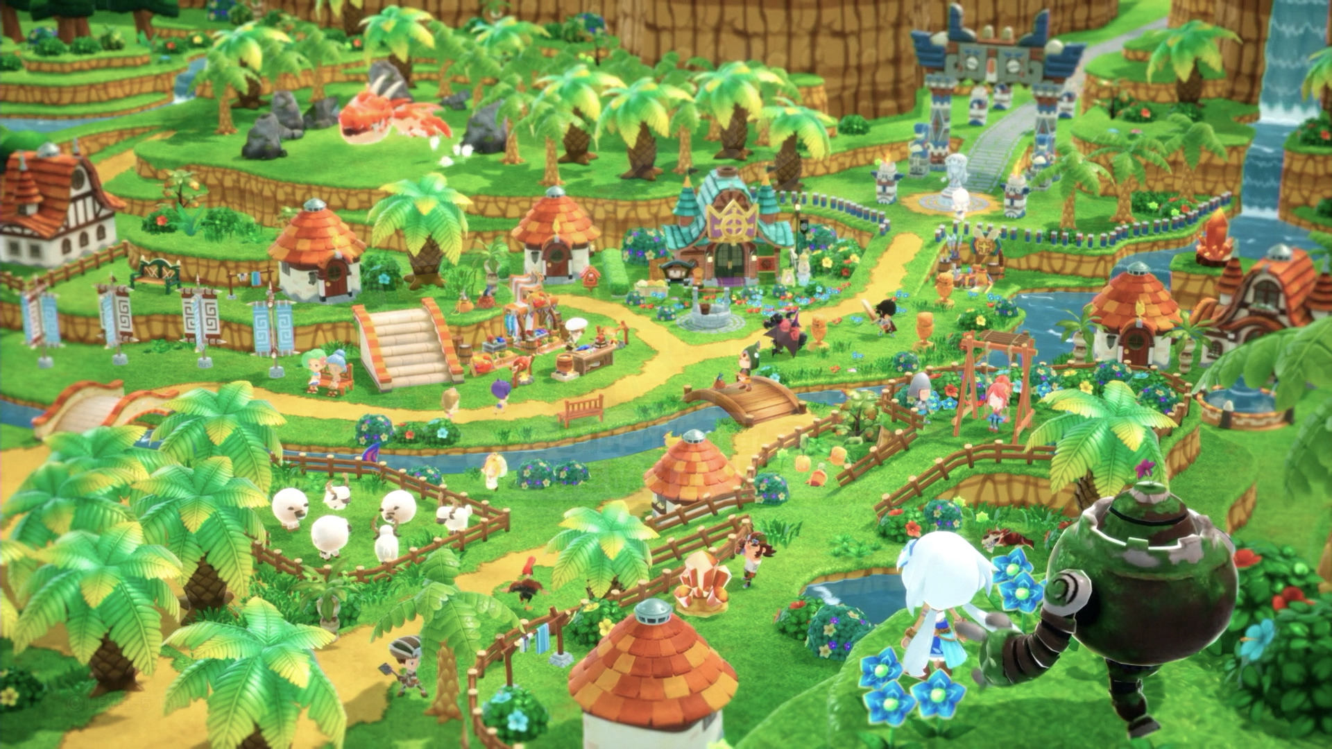 A screenshot from Fantasy Life i: The Girl Who Steals Time.