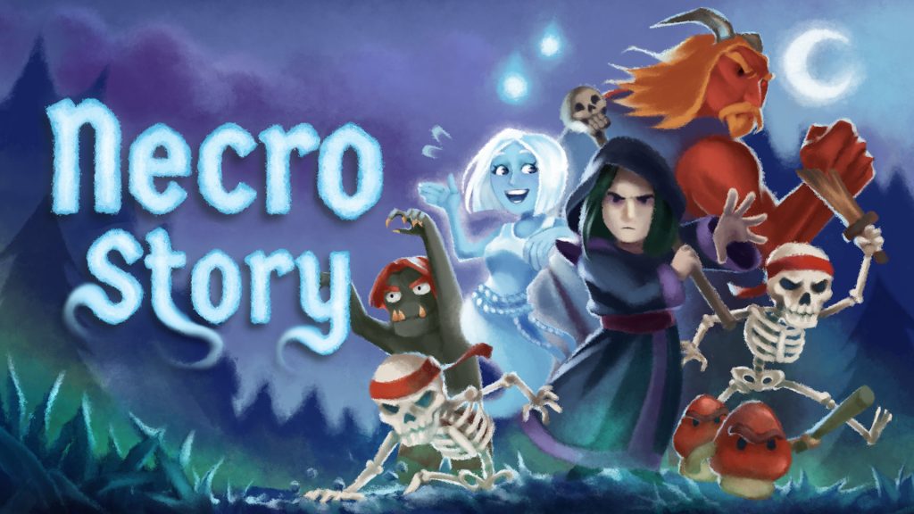 The key art for Necro Story.