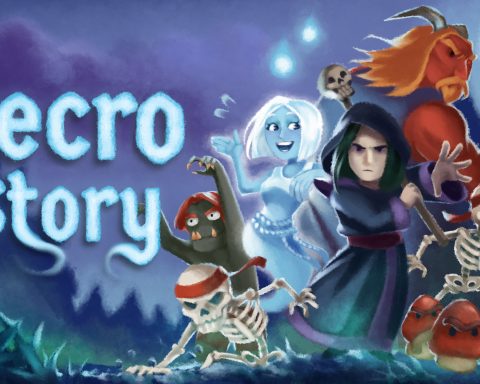 The key art for Necro Story.