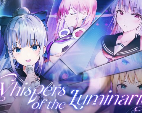 They key art for Whispers of the Luminaries.