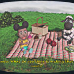 A screenshot from Amanda the Adventurer's NS version.