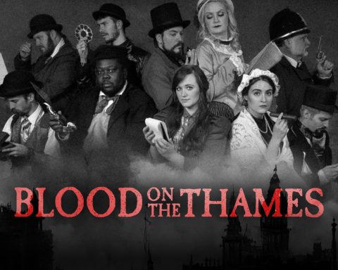 The key art (with logo) for Blood on the Thames.