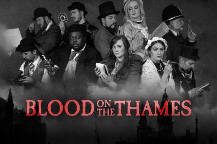 The key art (with logo) for Blood on the Thames.