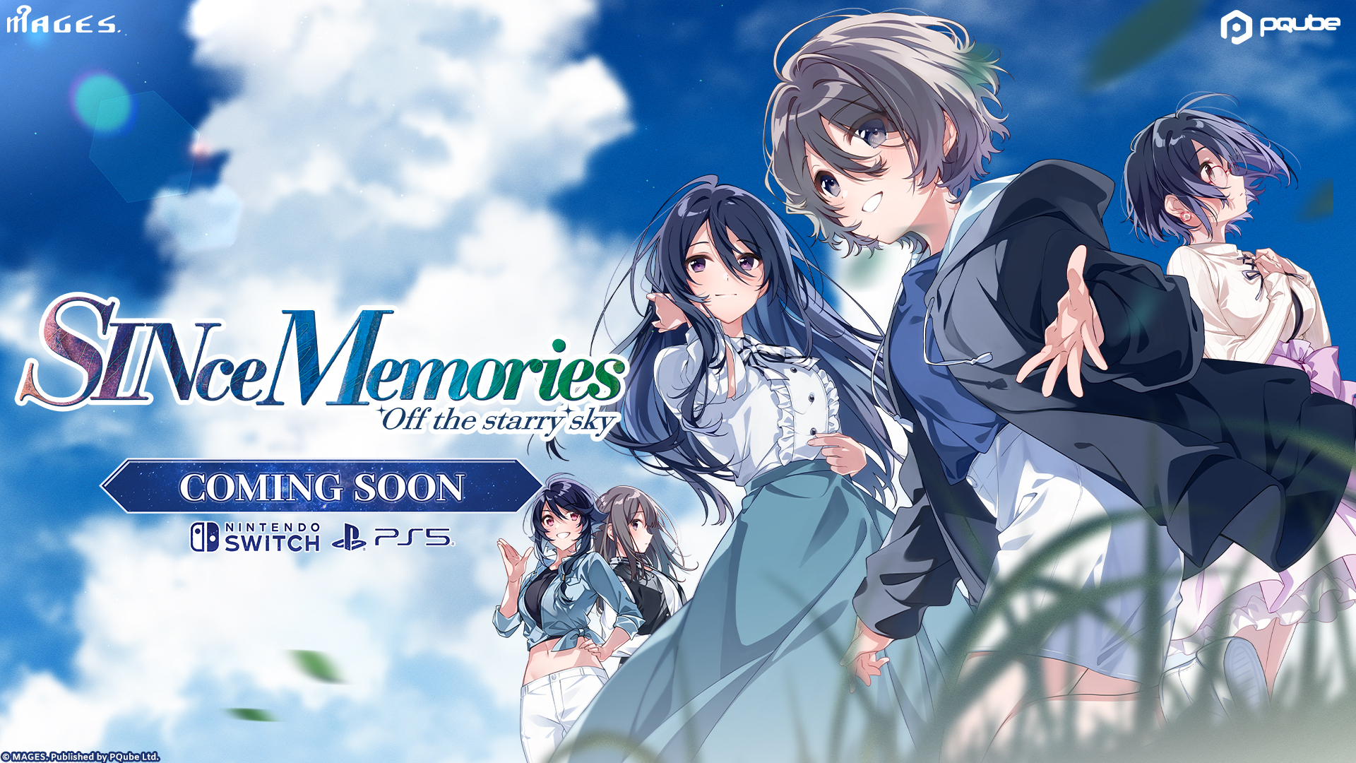 The key art for SINce Memories: Off the Starry Sky.