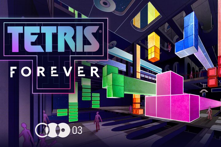 The final key art for Tetris Forever, by Willea Zwey.