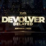 The title card for the 15th Annual Devolver Delayed Awards. (It's not really the 15th.)