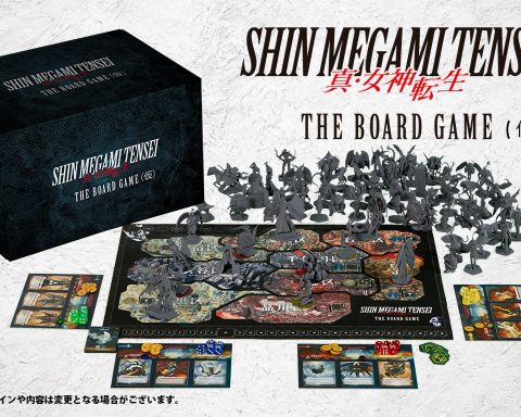 A packshot of the Shin Megami Tensei - The Board Game.