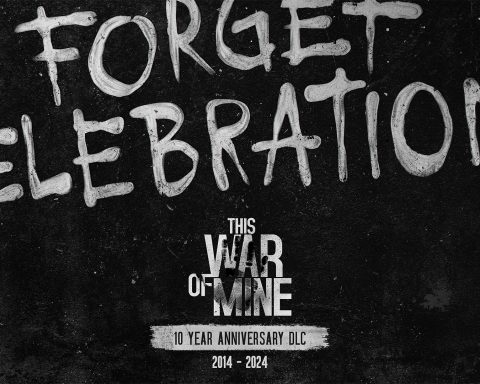 The key art for This War of Mine: Forget Celebrations DLC.