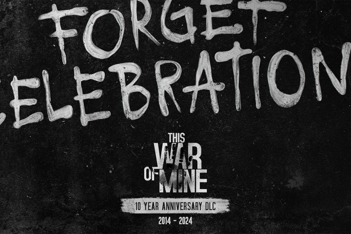 The key art for This War of Mine: Forget Celebrations DLC.