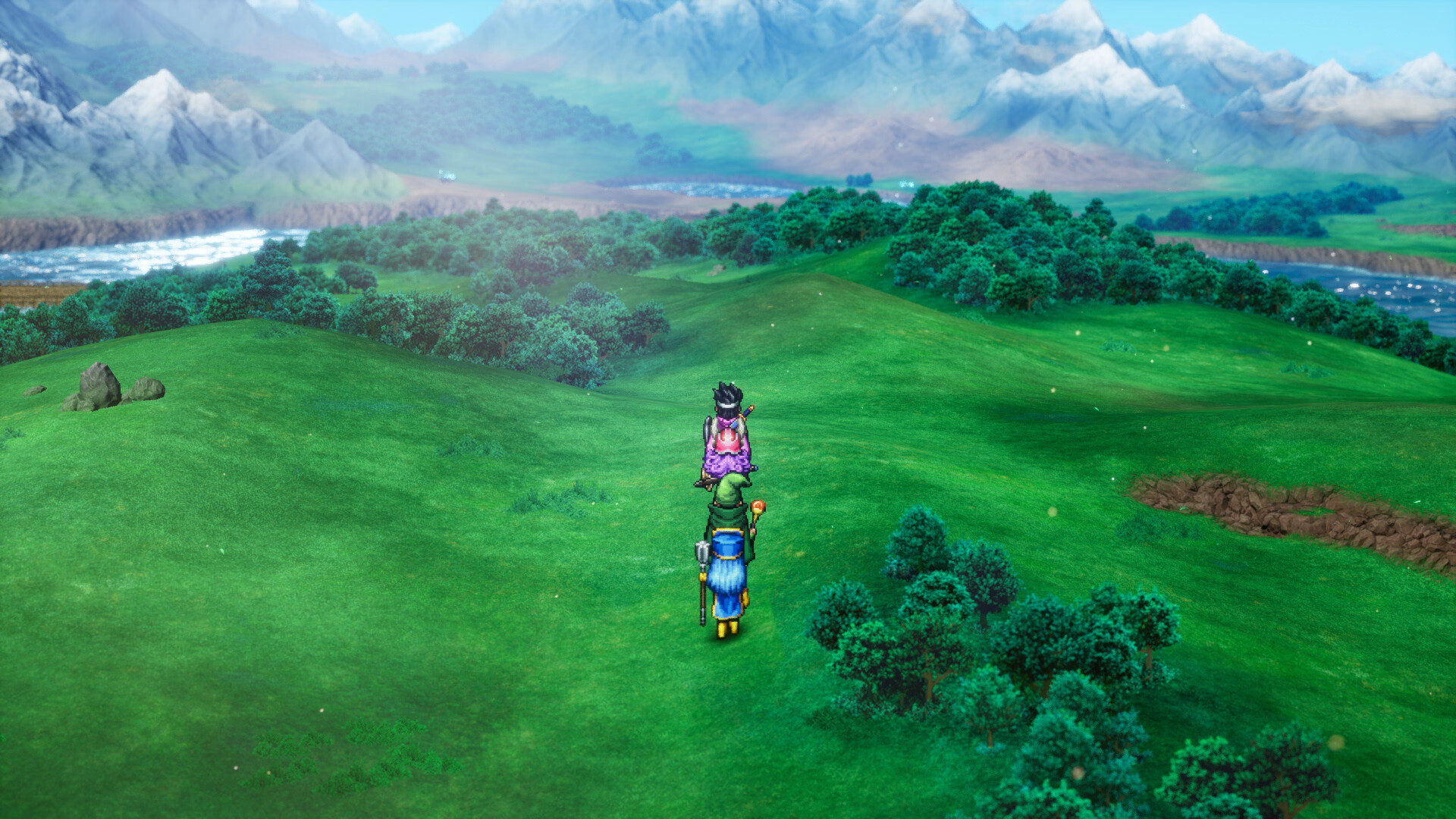 A screenshot from Dragon Quest III Remake