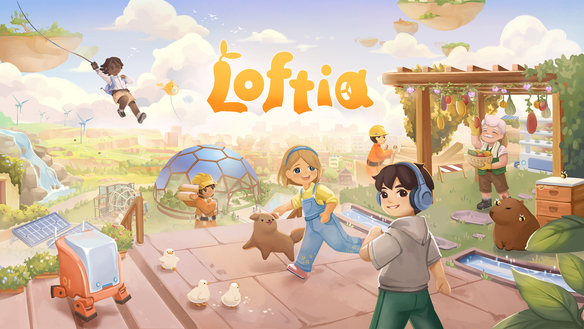 The key art for Loftia.