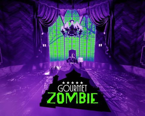 The key art for Gourmet Zombie.