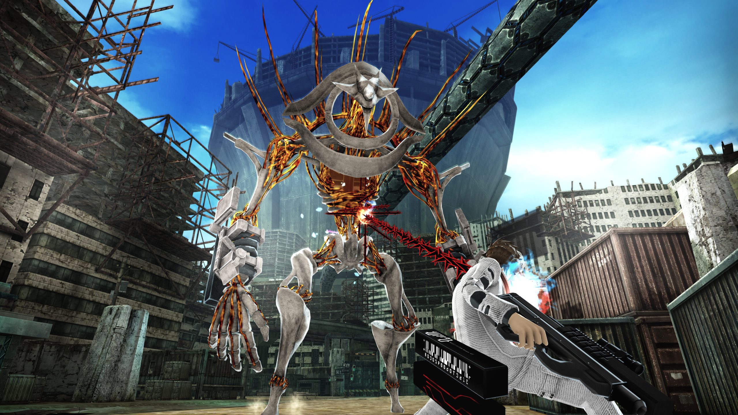 A screenshot from Freedom Wars Remastered