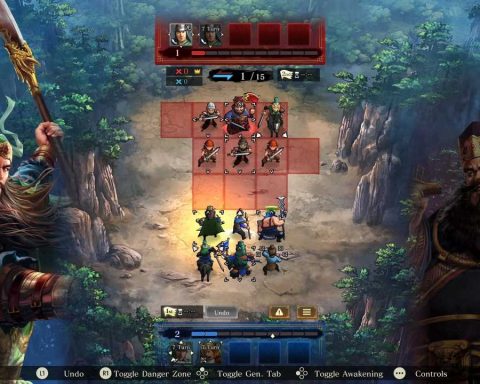 A screenshot from romance of the three kingdoms heroes