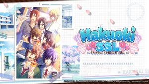 The key art for Hakuoki SSL ~Sweet School Life~.