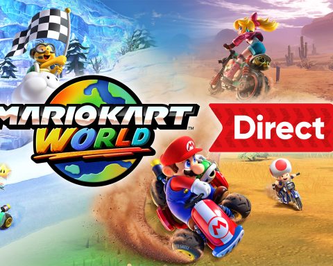 Artwork for Mario World Kart Nintendo Direct on April 18, 2025.