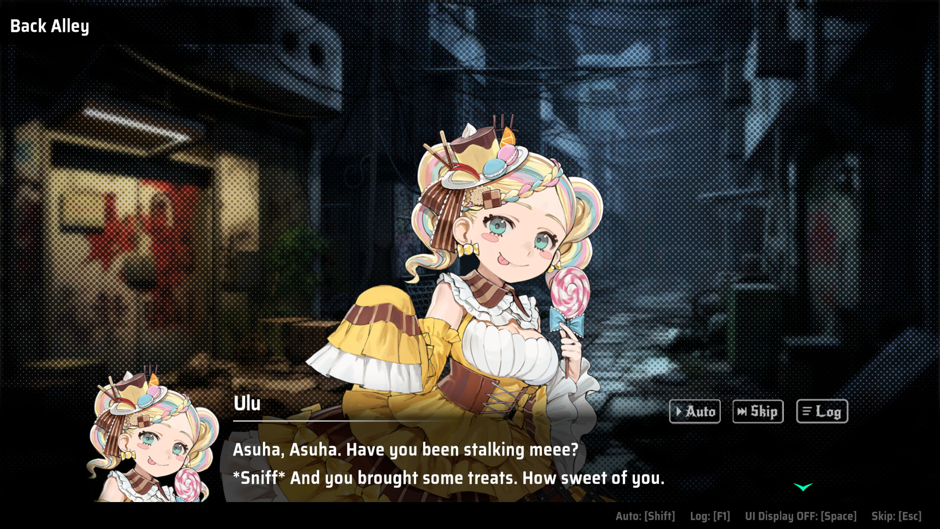 A screenshot from All in Abyss
